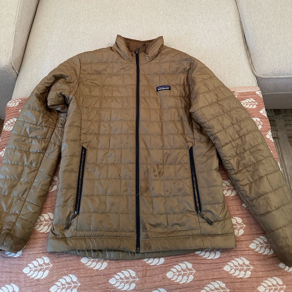 Patagonia Men’s Gold Nano Puff Jacket (Size S)